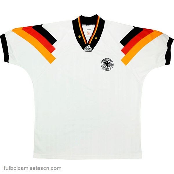 Tailandia Camiseta Alemania 1ª Retro 1992 1994 Blanco